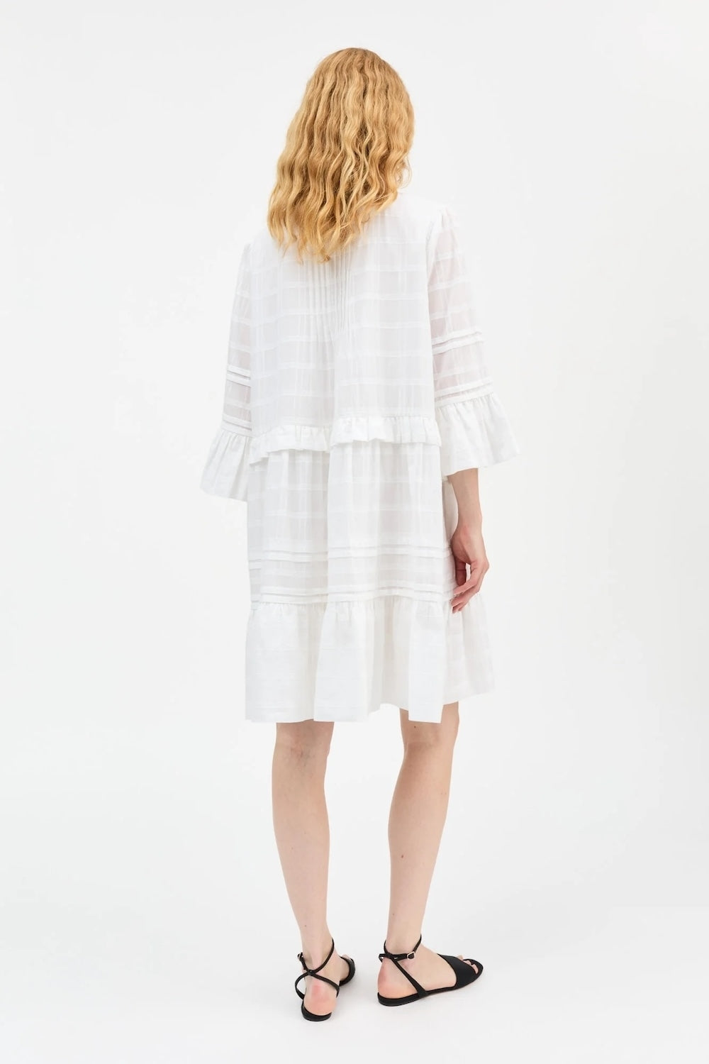 Fiore Dress in Optic White