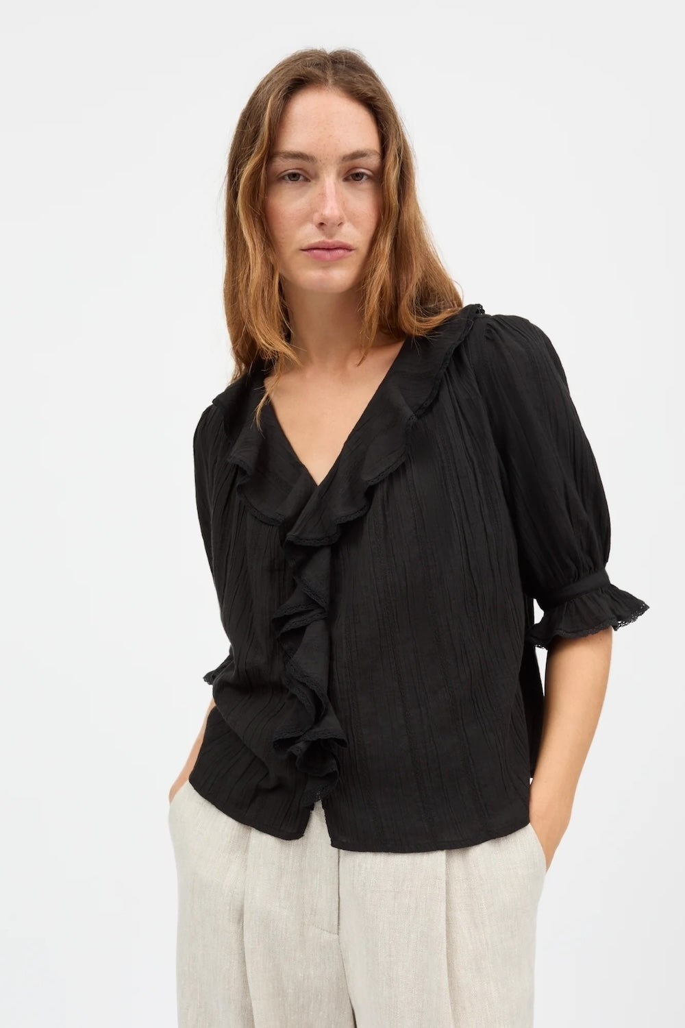 Clea Blouse in Black