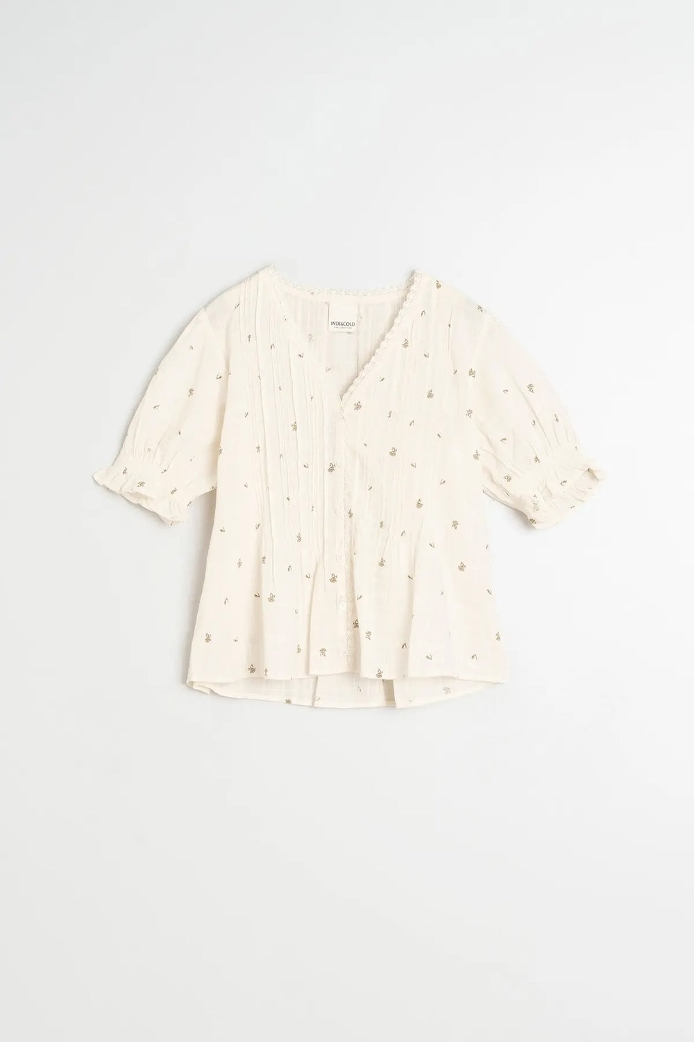 Short Sleeve Shirt in Ecru