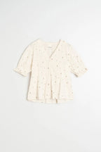 Short Sleeve Shirt in Ecru