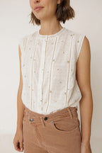 Cami Shirt in Ecru
