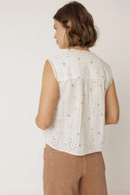 Cami Shirt in Ecru