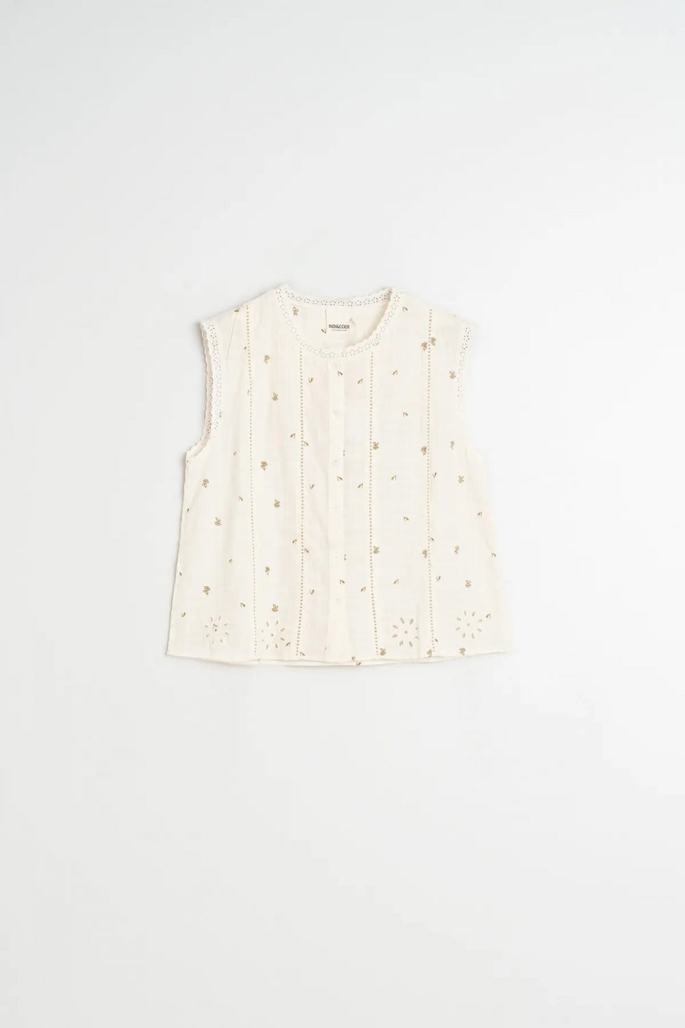 Cami Shirt in Ecru