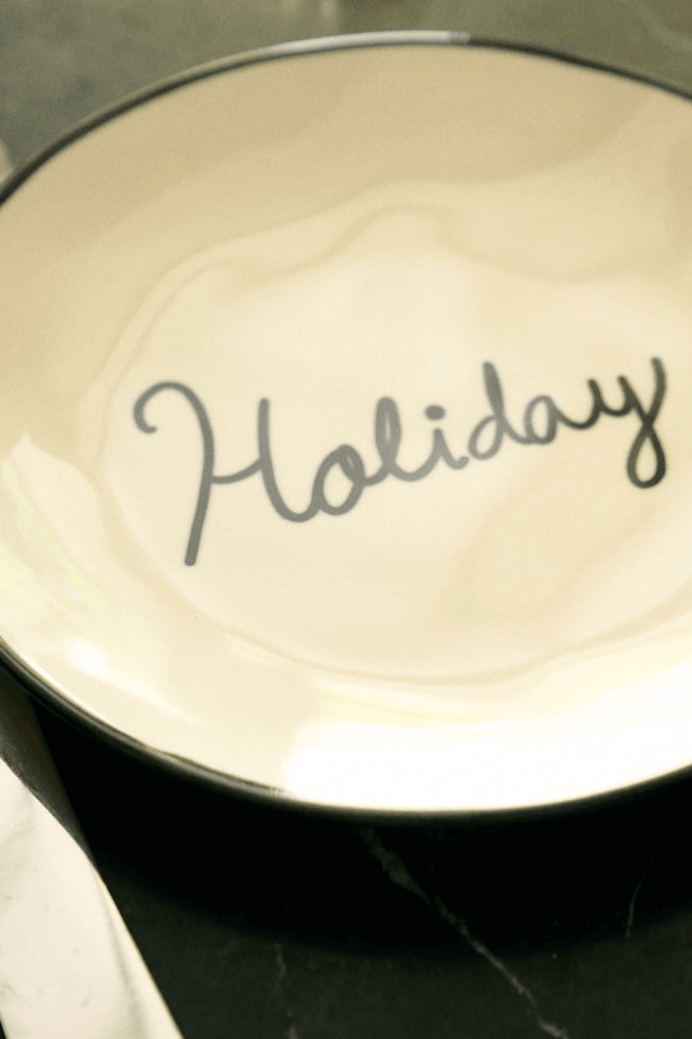 Holiday Dessert Plate