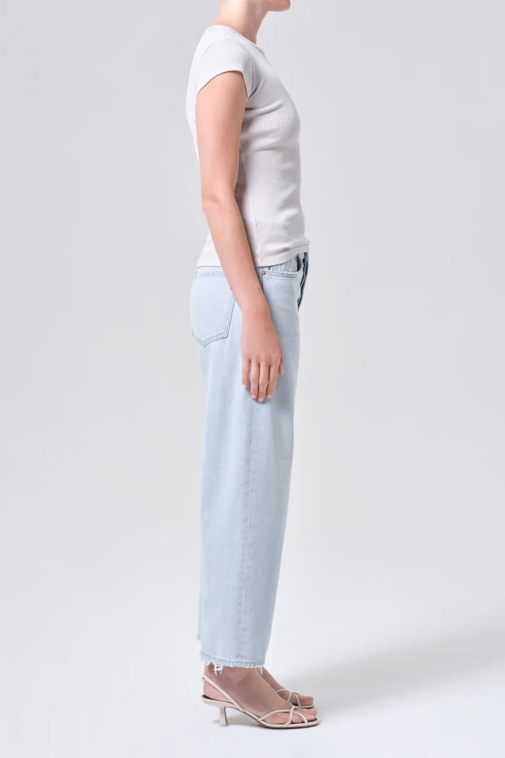 Arc Loose Wide Crop Jean in Tangent