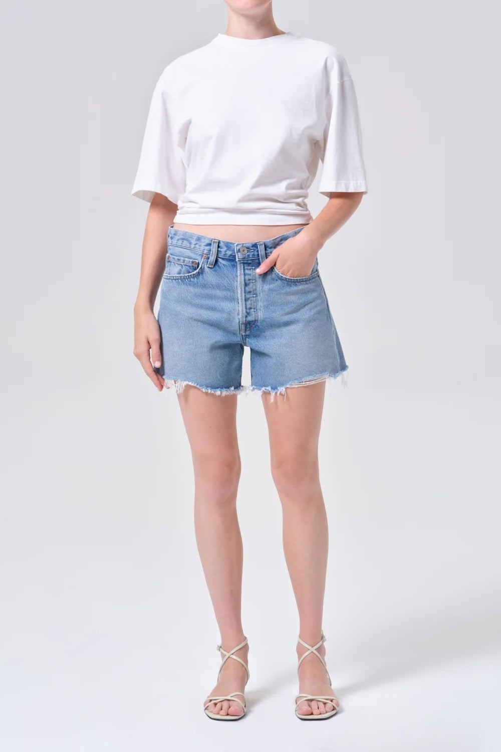 Parker Long Loose Fit Vintage Short in Community