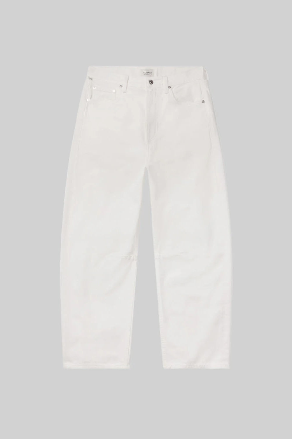 Miro Relaxed Barrel Leg Jean in Soft White