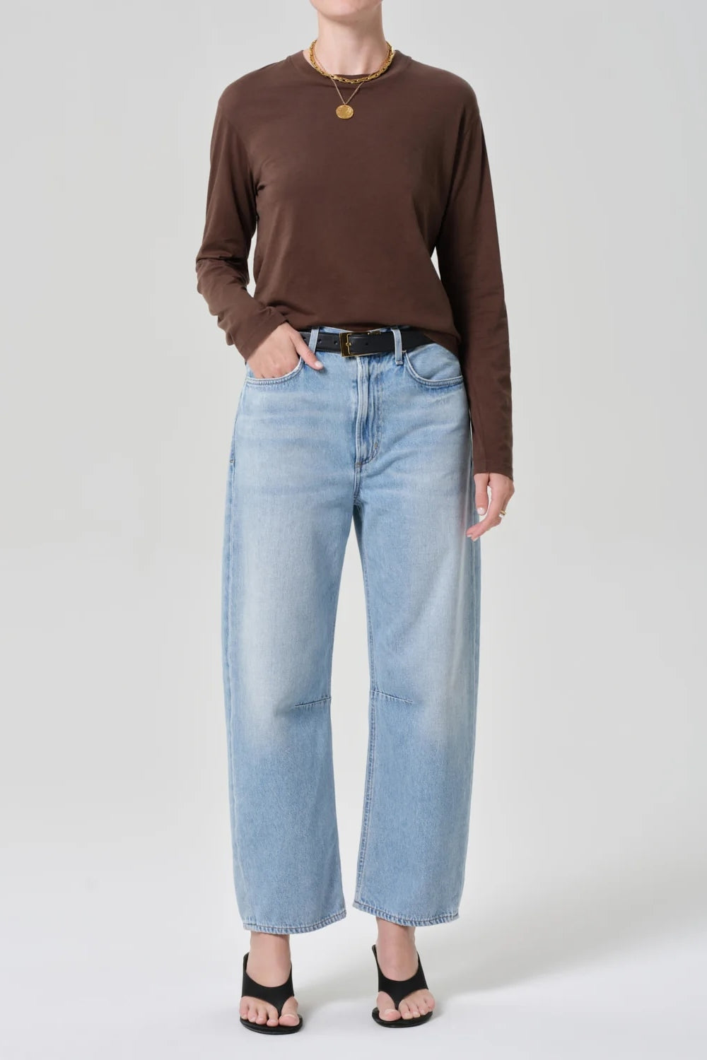 Miro Relaxed Barrel Leg Jean in Ritual
