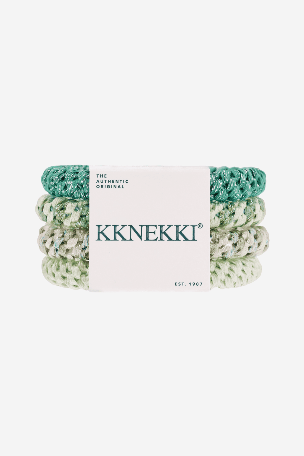 Hair Tie Bundle 4 Pack in Green Mix