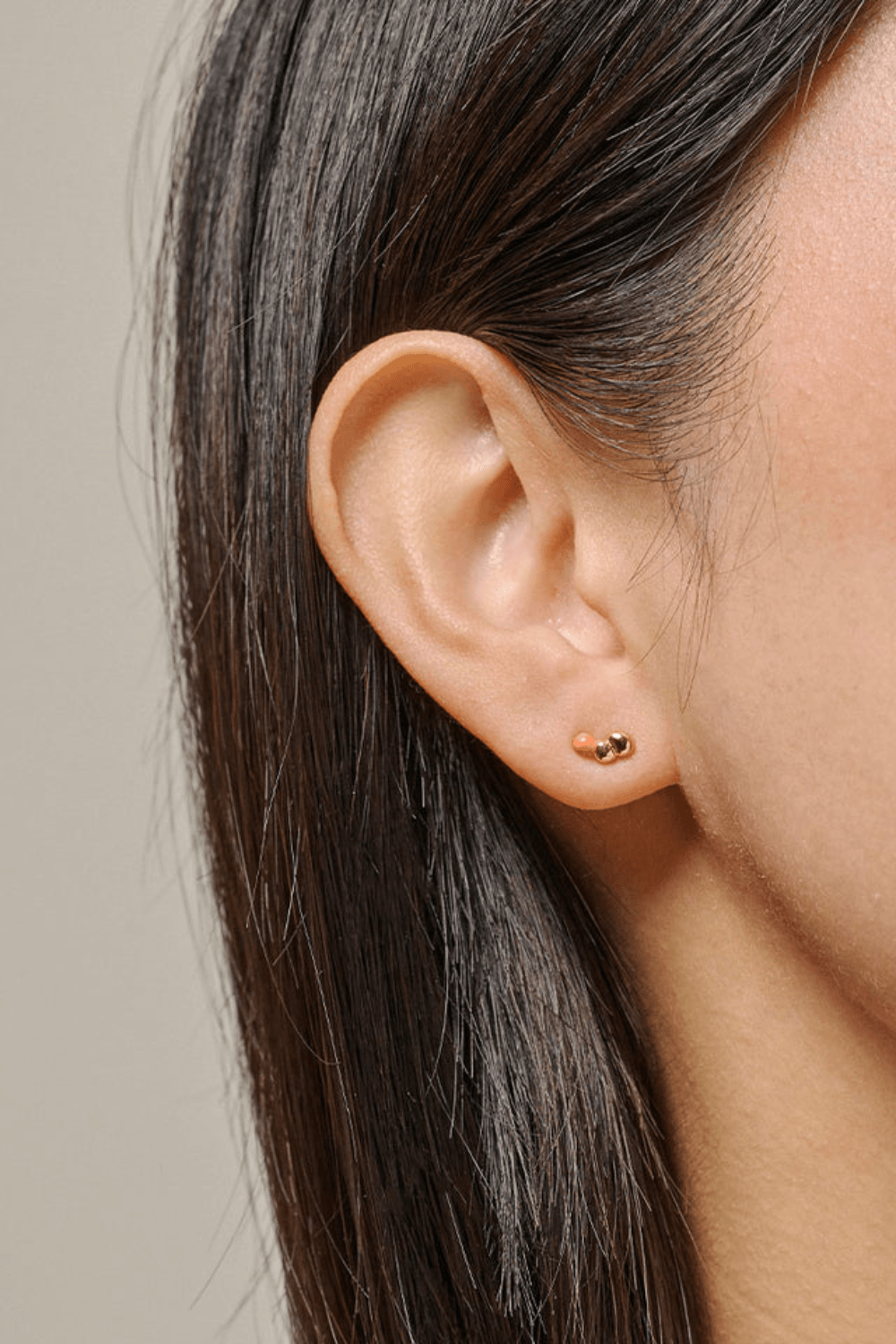Nara Studs in Light Coral