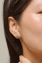 Soleil Studs in Cornflower Blue