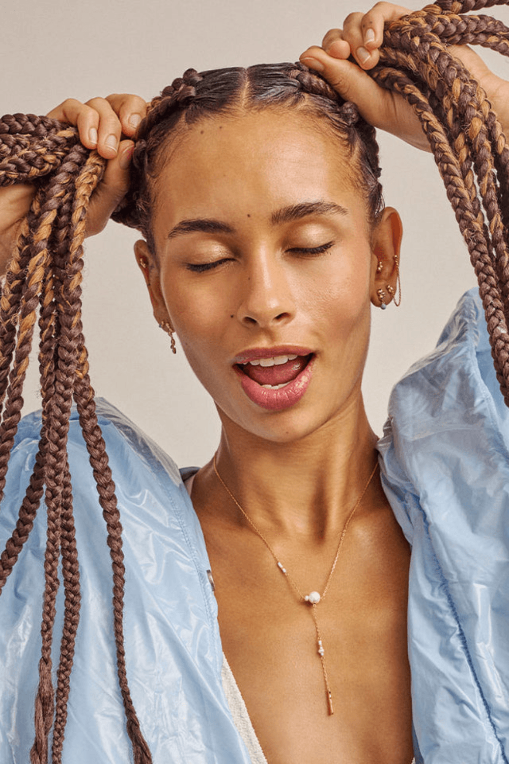 Benedicte Necklace in Skyline