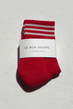 Girlfriend Socks - Scarlet