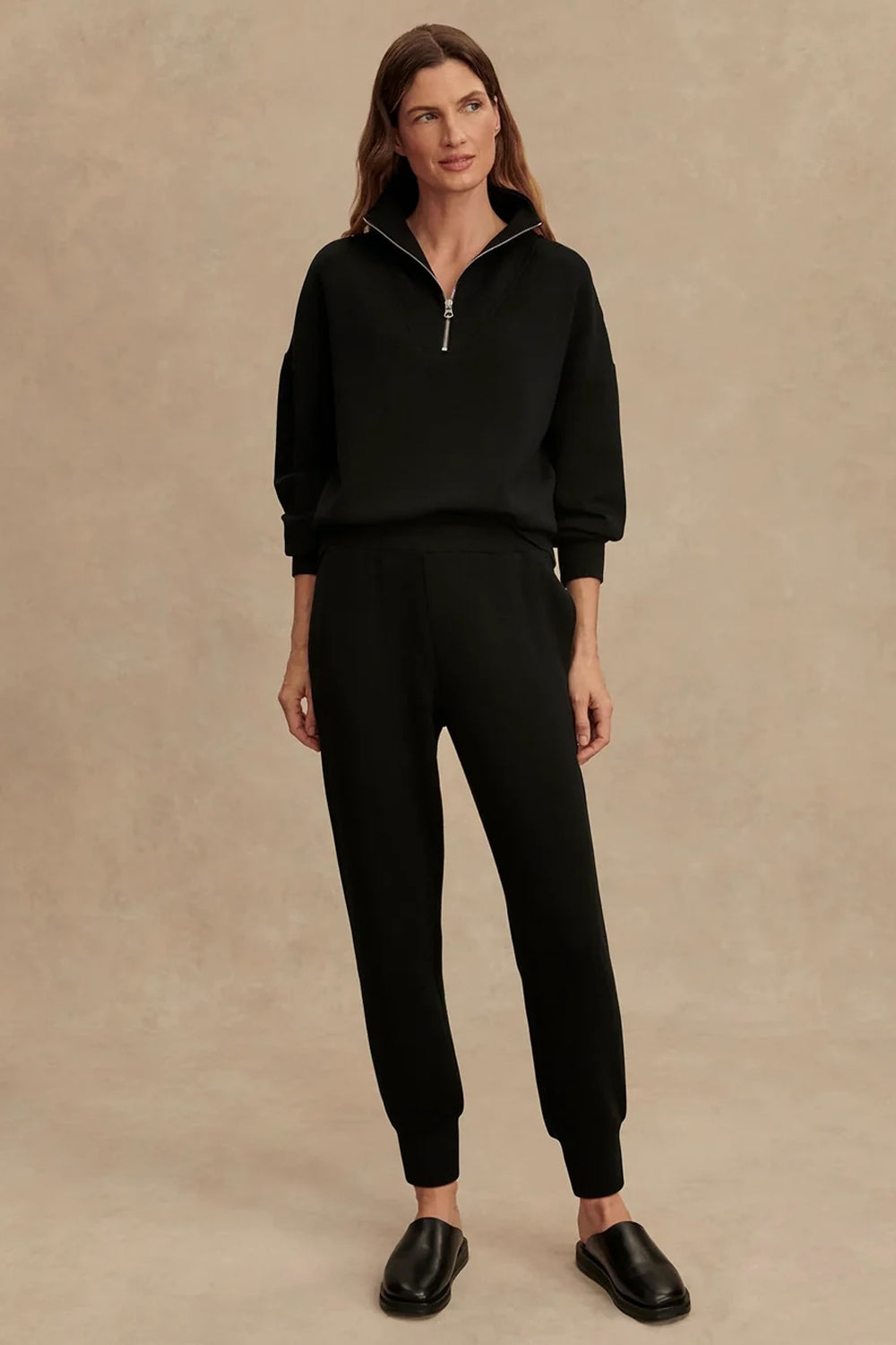 The Slim Cuff Pant 27.5 in Black