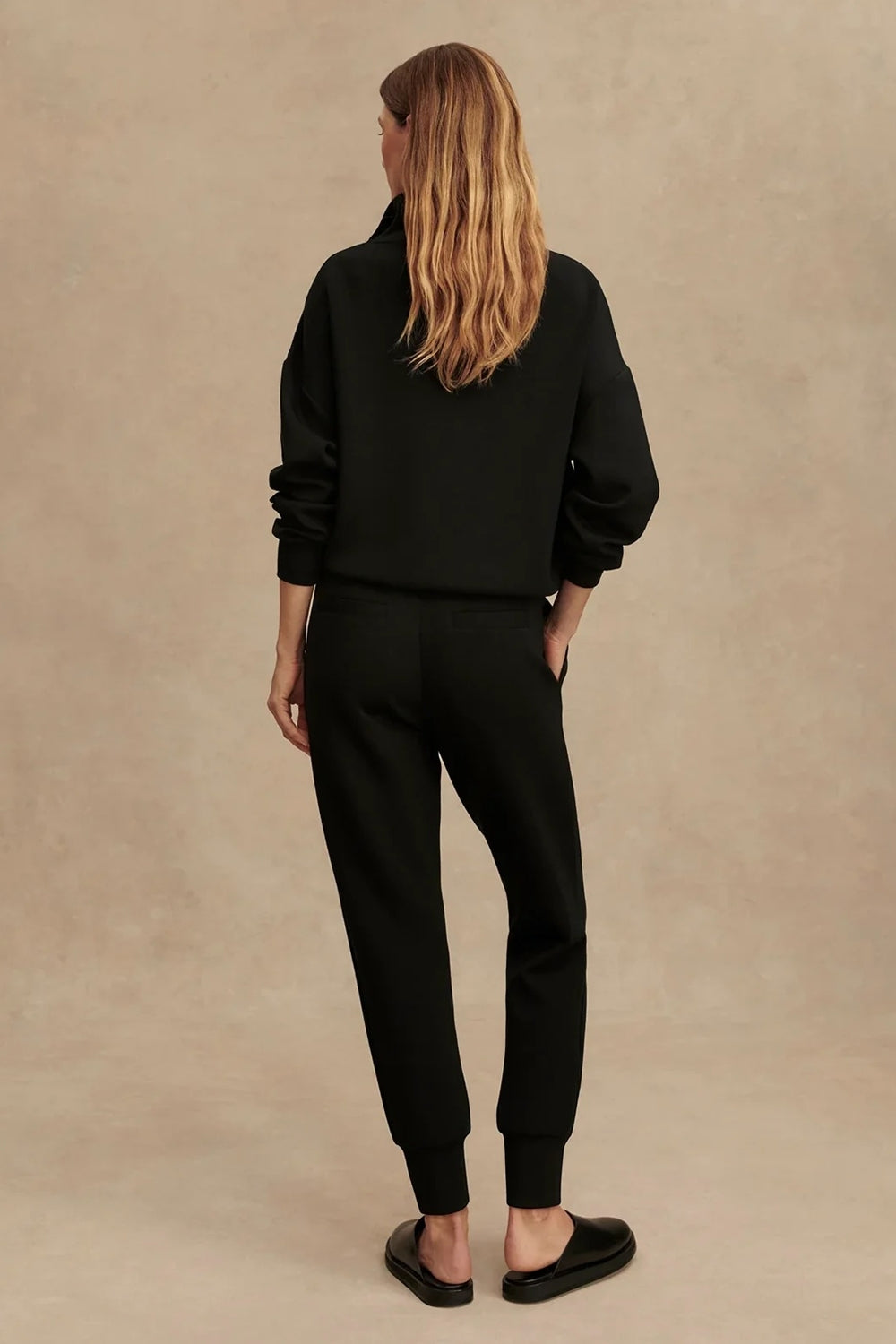 The Slim Cuff Pant 27.5 in Black