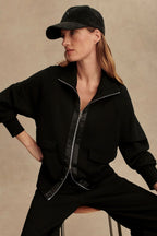 Roxbury Zip Through in Black