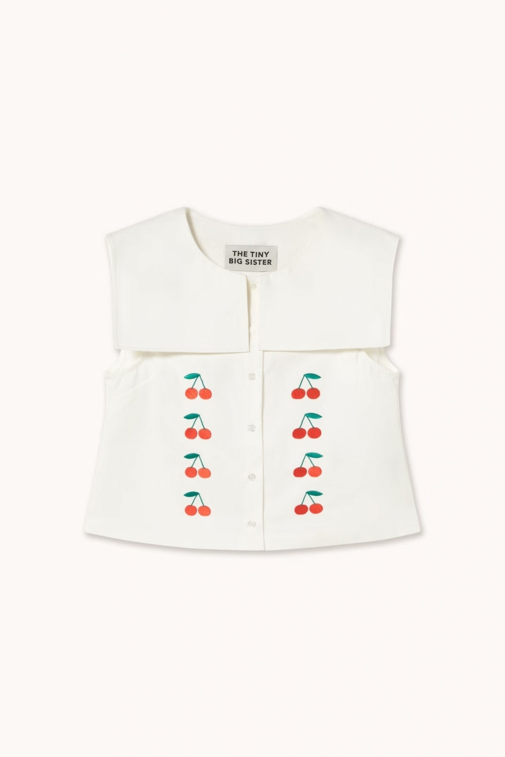 Cherries Top in Off-White