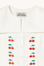 Cherries Top in Off-White