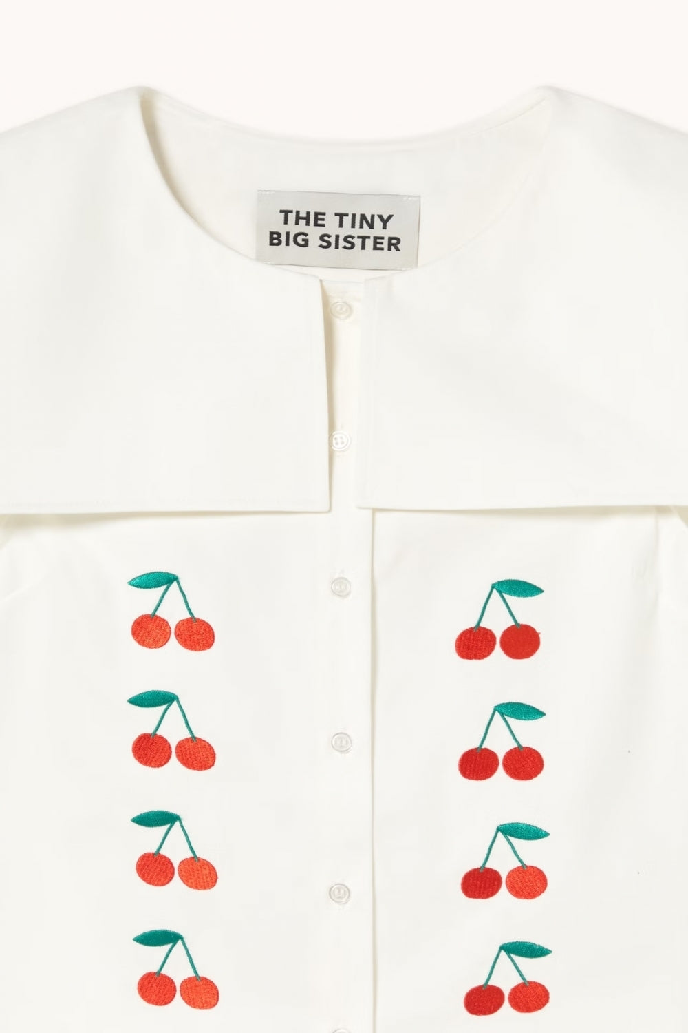 Cherries Top in Off-White