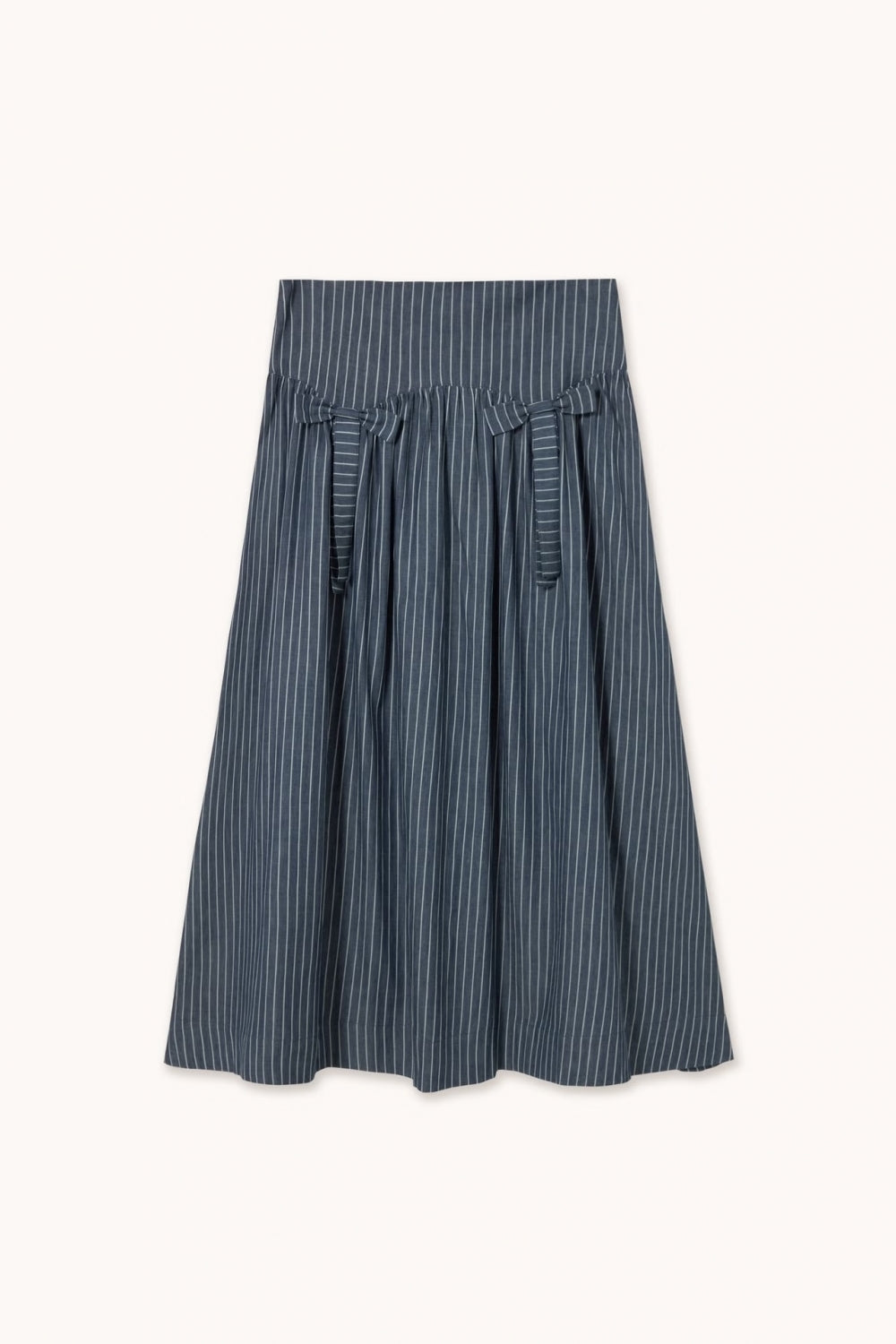 Striped Skirt in Light Navy
