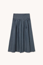 Striped Skirt in Light Navy