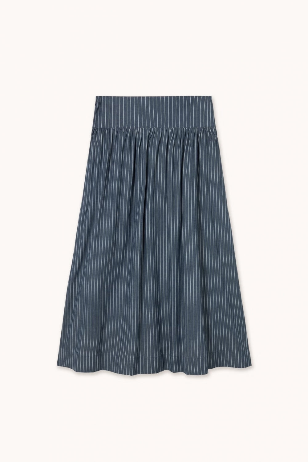Striped Skirt in Light Navy
