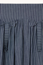 Striped Skirt in Light Navy
