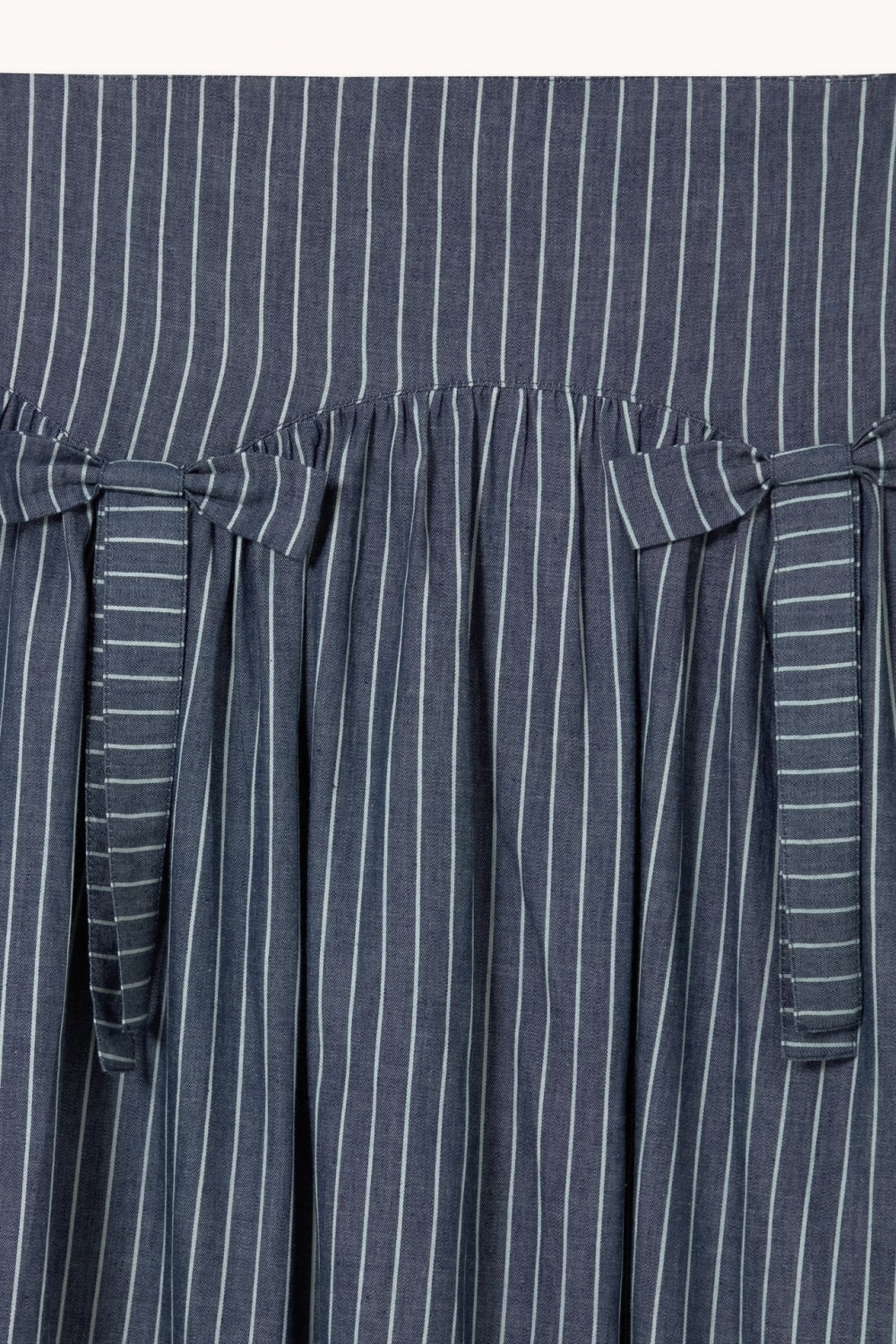 Striped Skirt in Light Navy