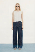 Frills Top in Off White