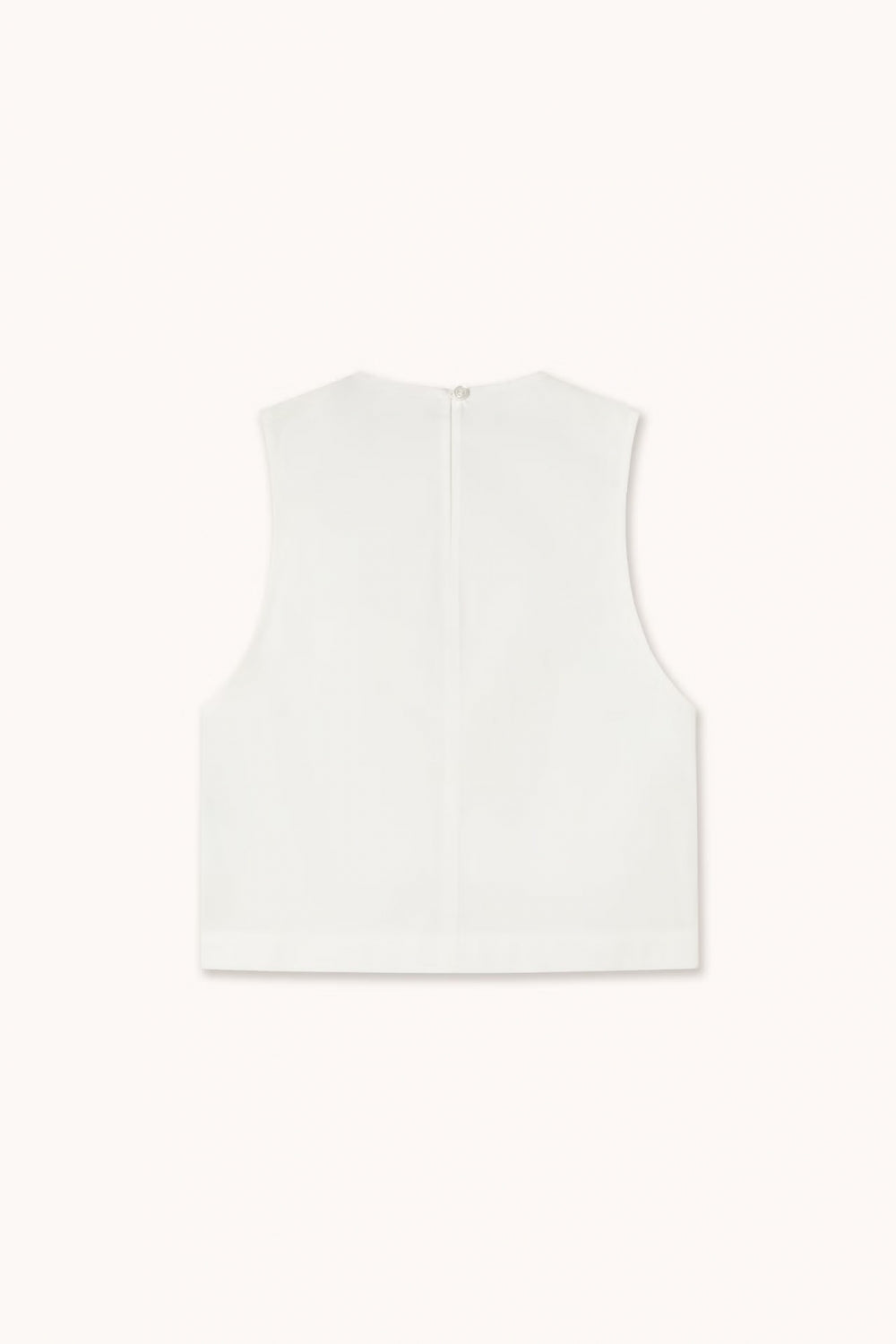 Frills Top in Off White