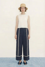 Wide Pants in Navy