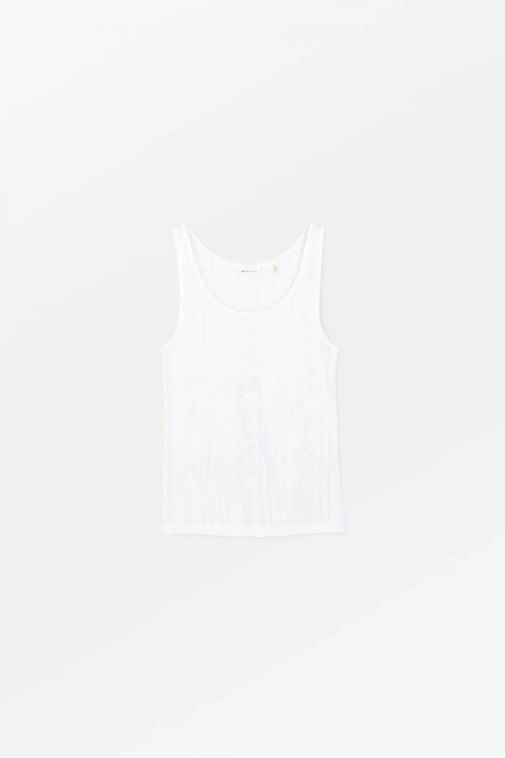 Anna Tank Top in Optic White