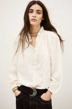 Petty Long Sleeve Shirt in Ecru