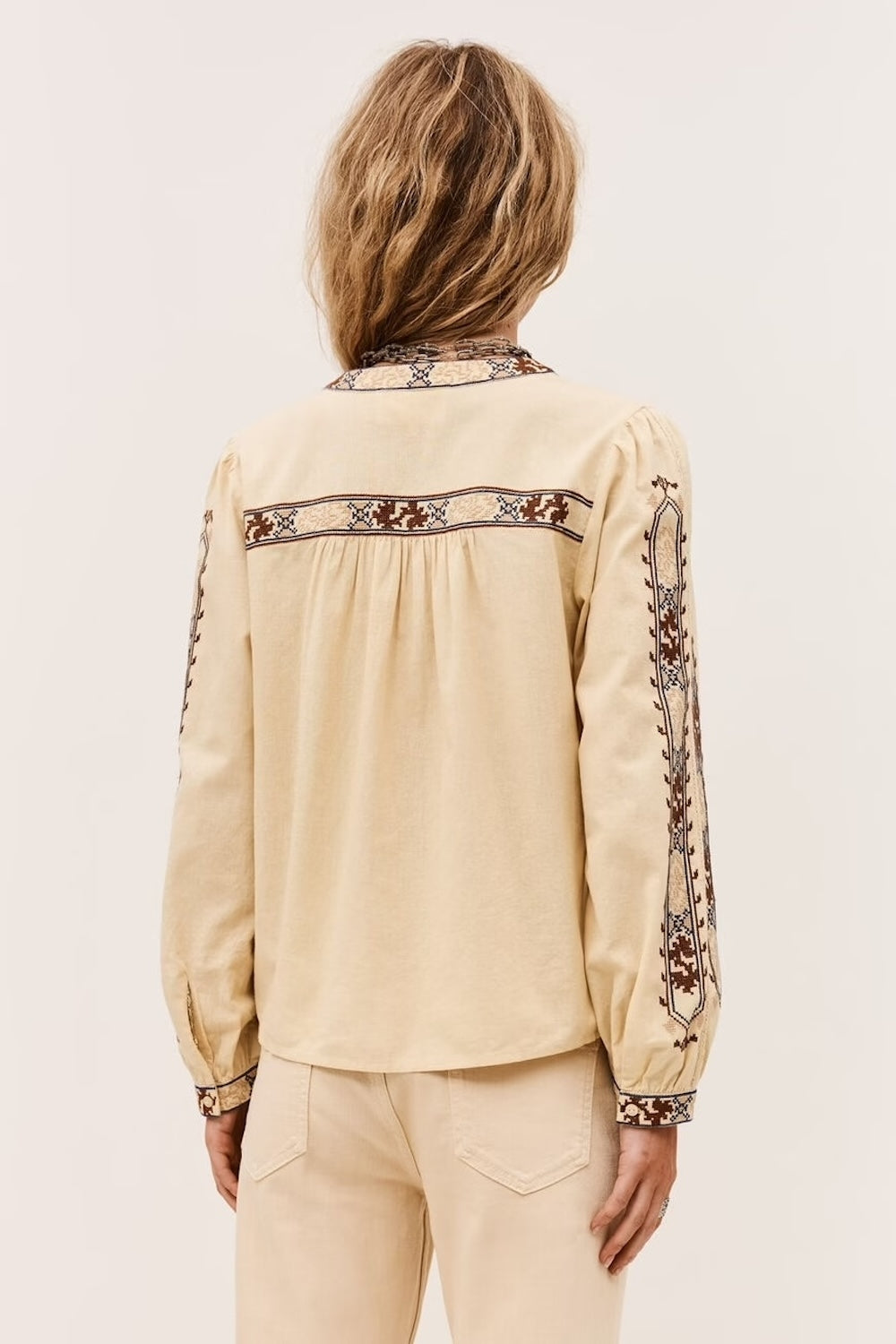 Faustina Blouse in Vanilla