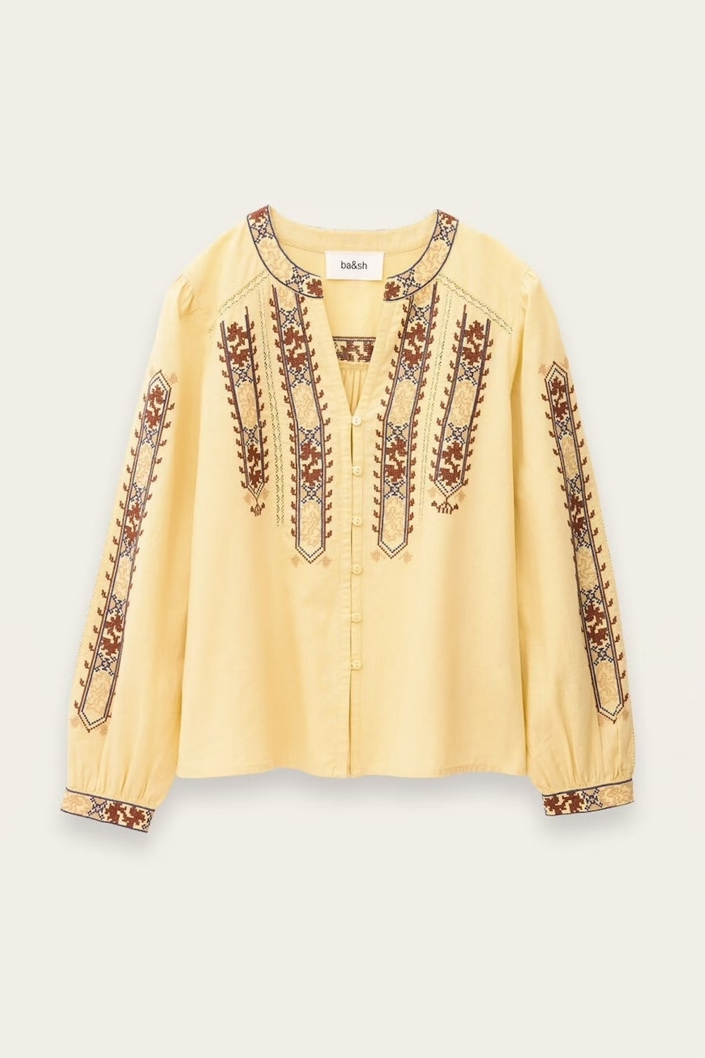 Faustina Blouse in Vanilla