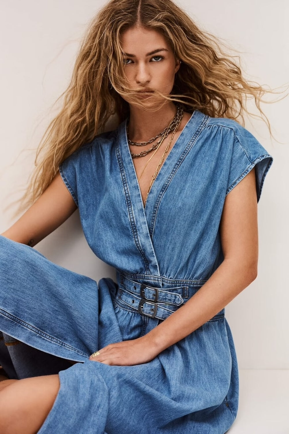 Love Dress in Light Used Blue