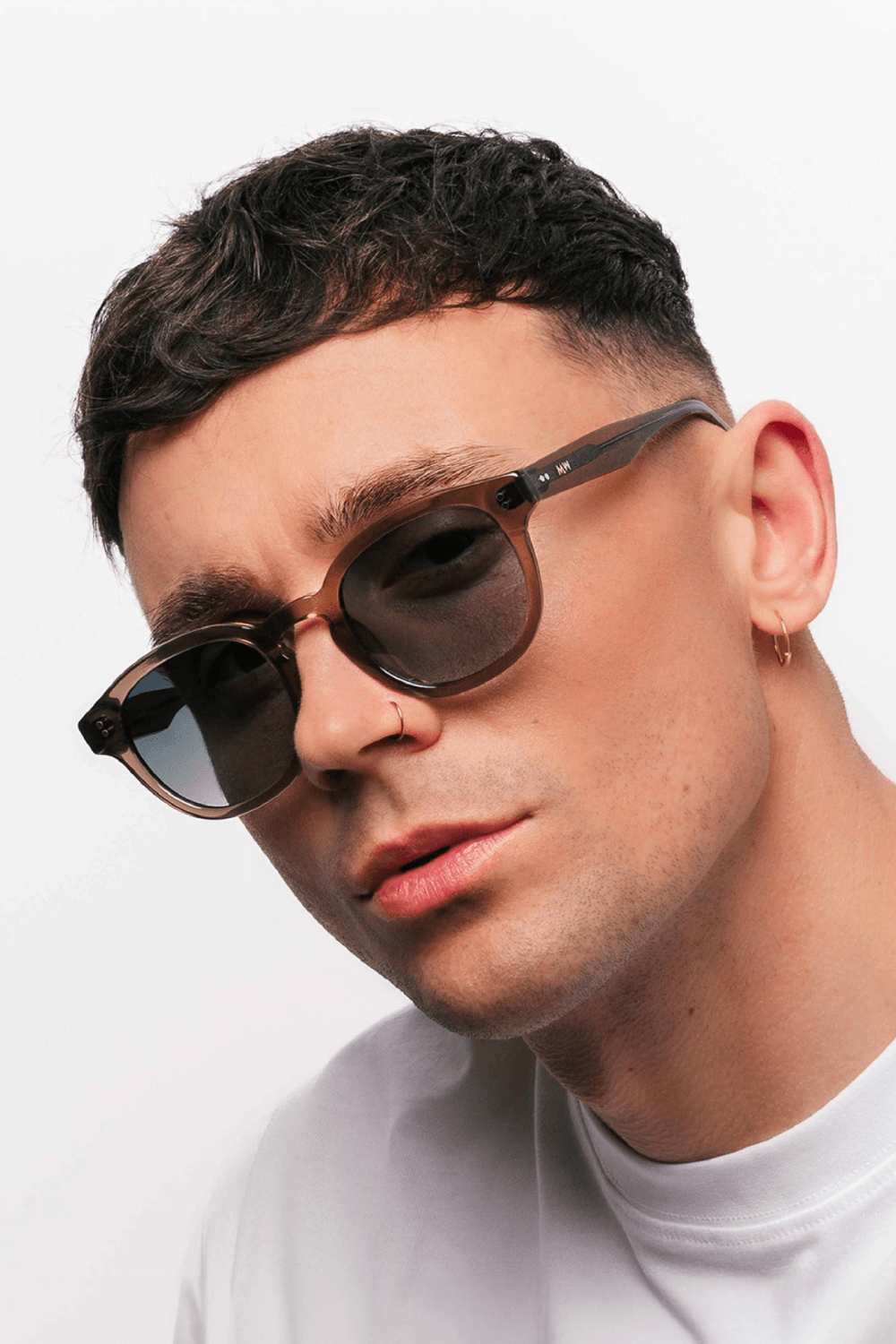 Billie Sunglasses in Green Bottle