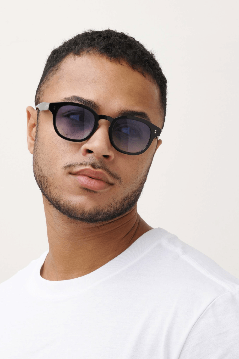 Billie Sunglasses in Gradient Blue Black
