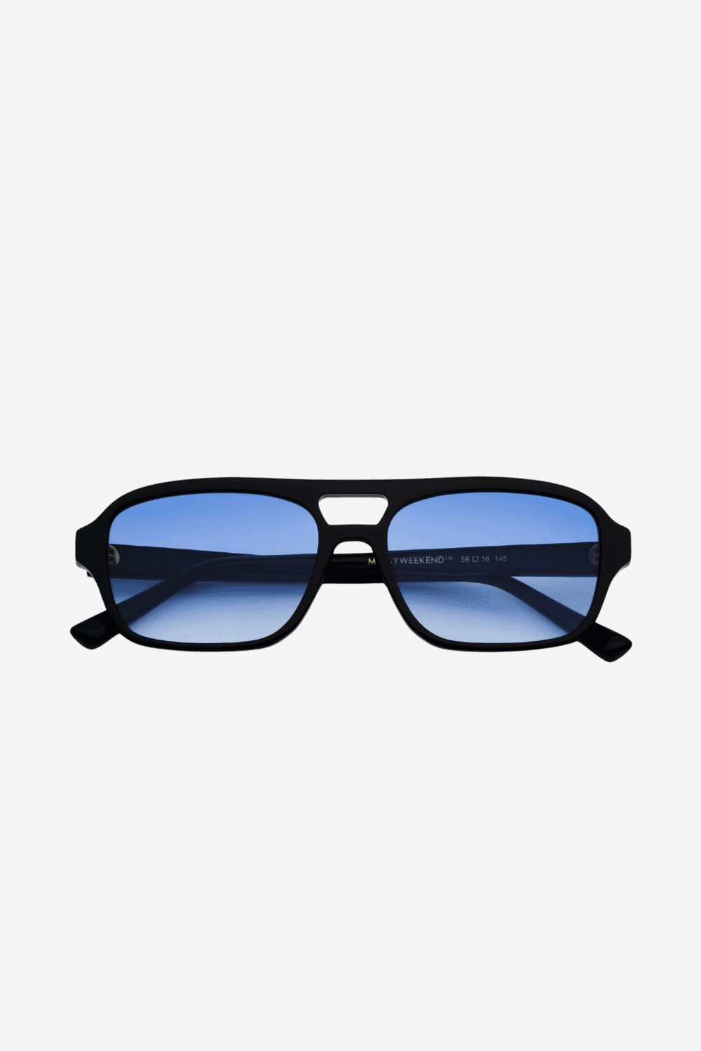 Burt Sunglasses in Gradient Blue Black