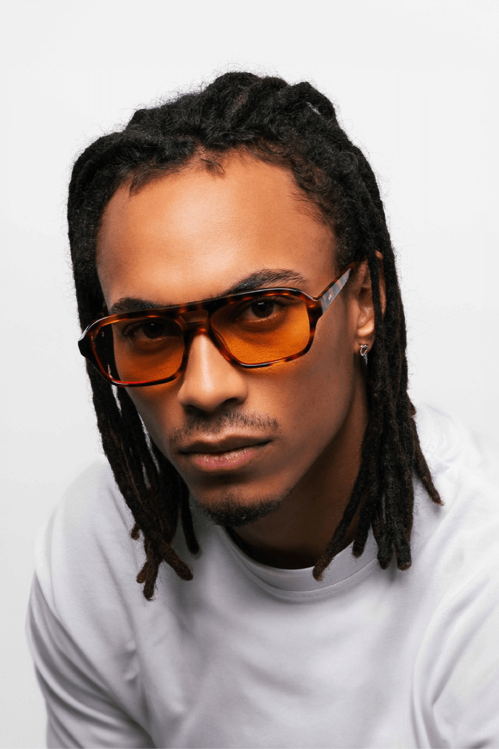 Burt Sunglasses in Tortoise Orange