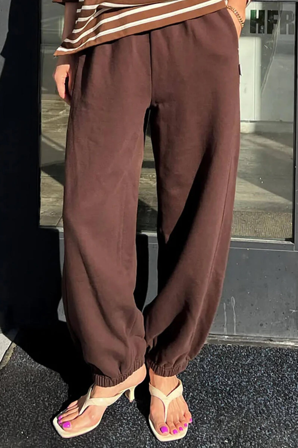 Balloon Pants in Cocoa Bean