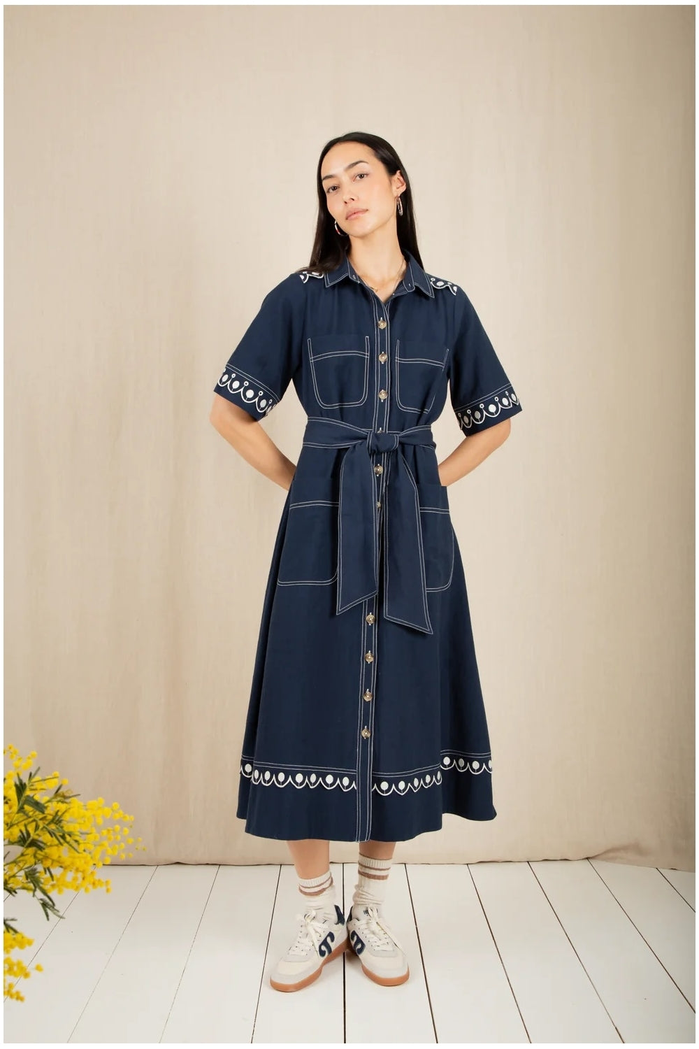 Andie Dress in Navy