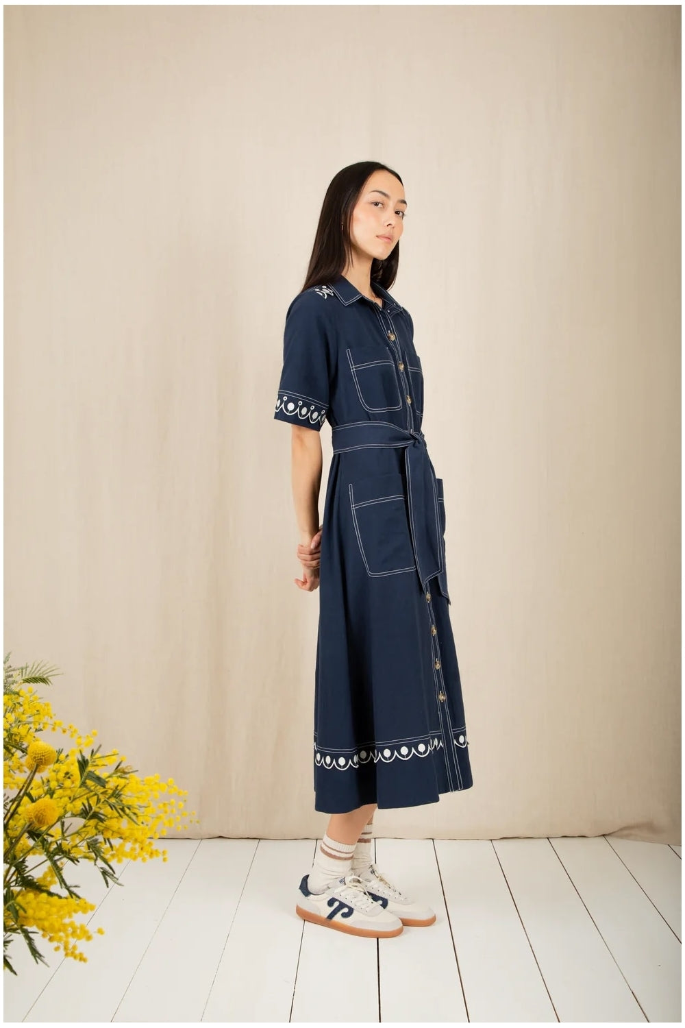 Andie Dress in Navy