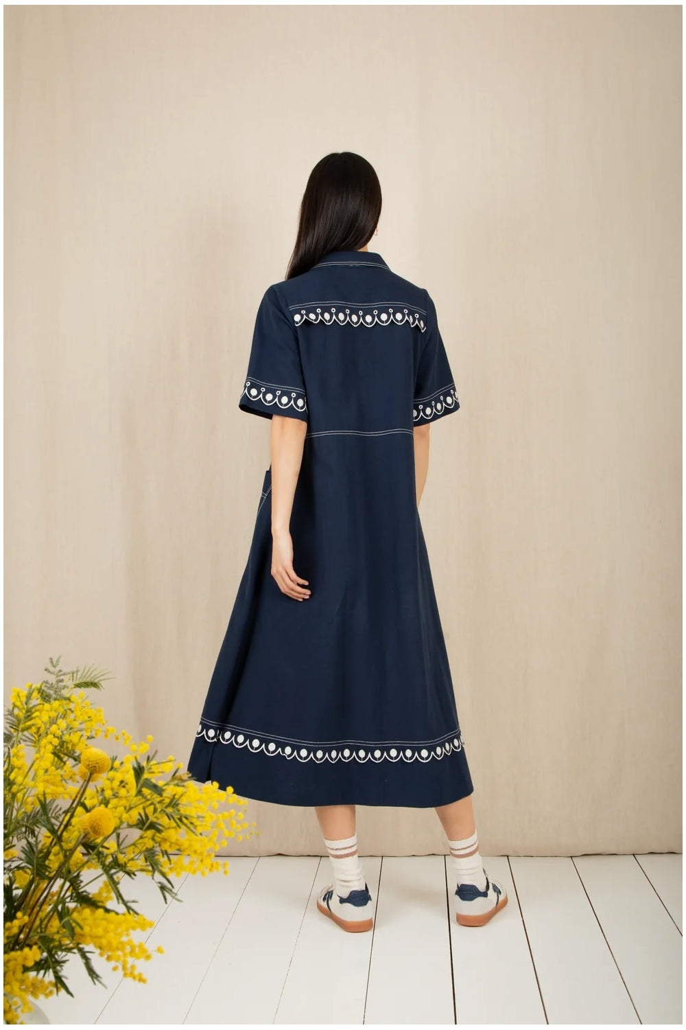 Andie Dress in Navy