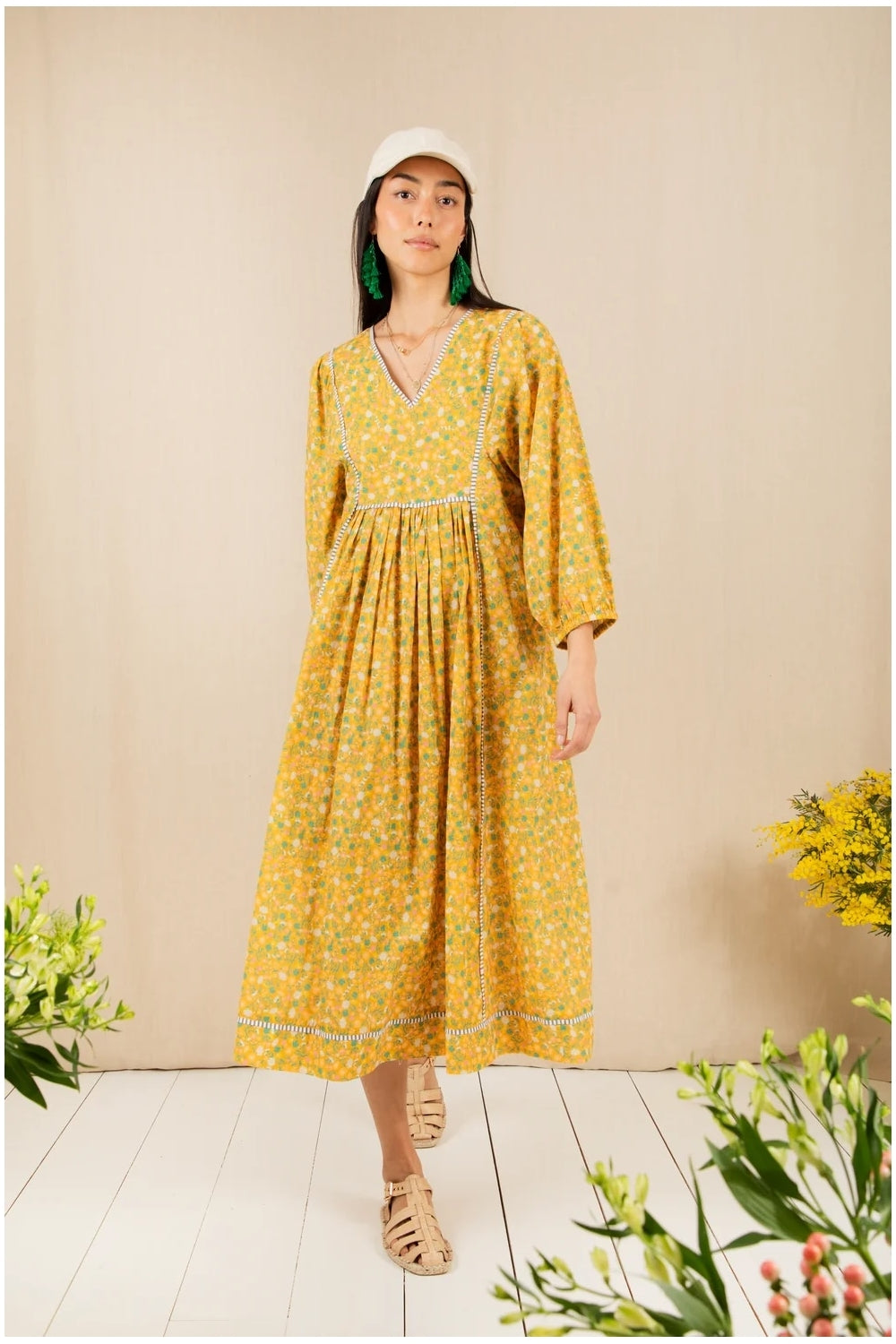 Birdie Dress in Honey
