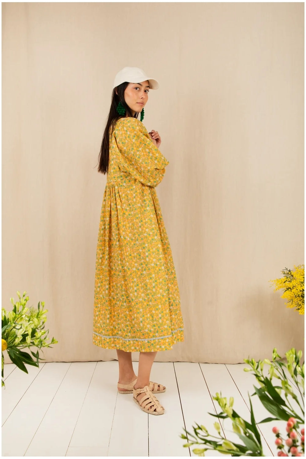 Birdie Dress in Honey