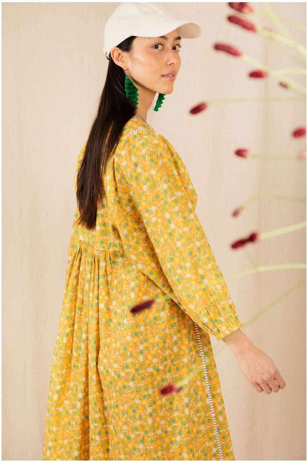Birdie Dress in Honey