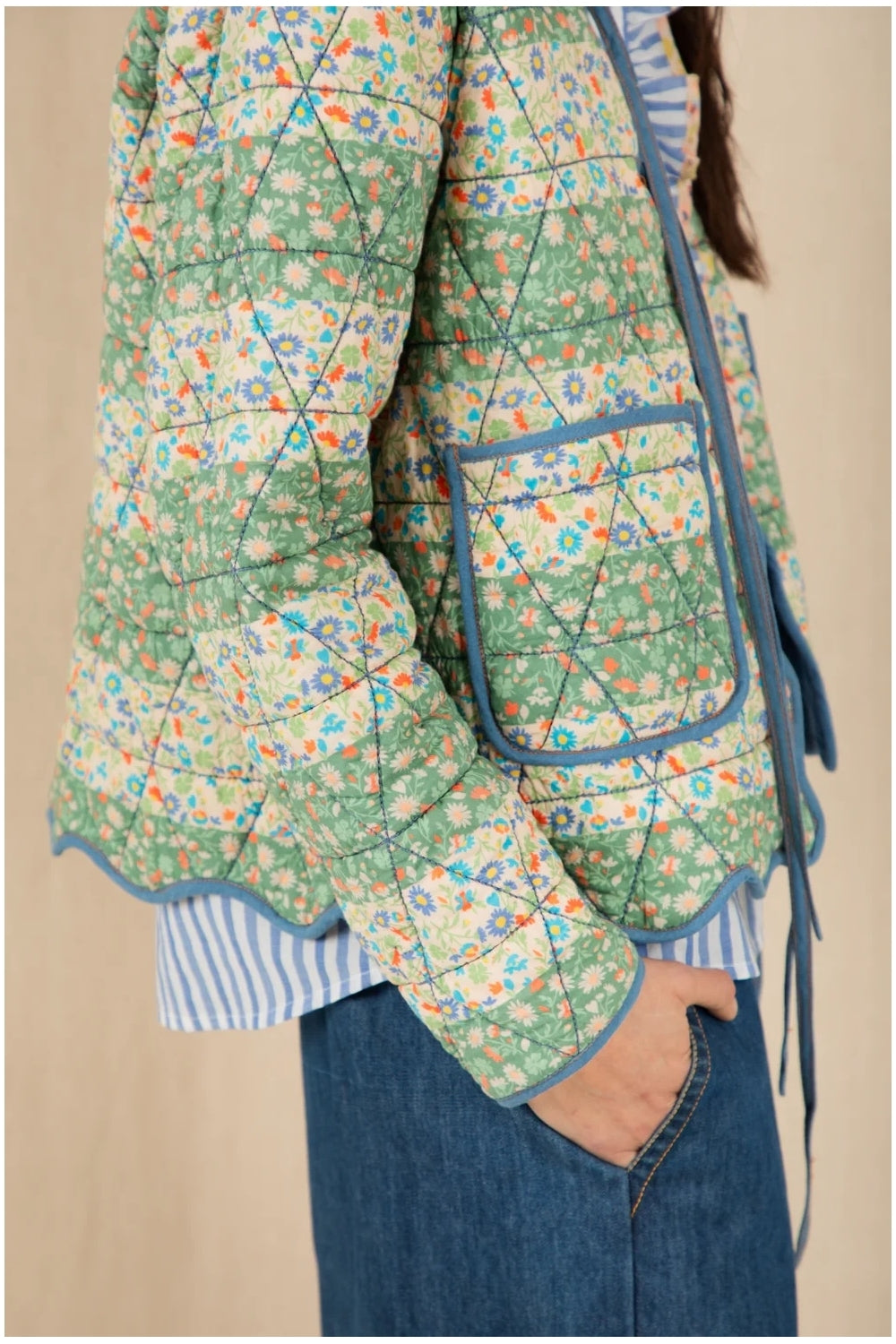 Mikka Jacket in Spring Greens
