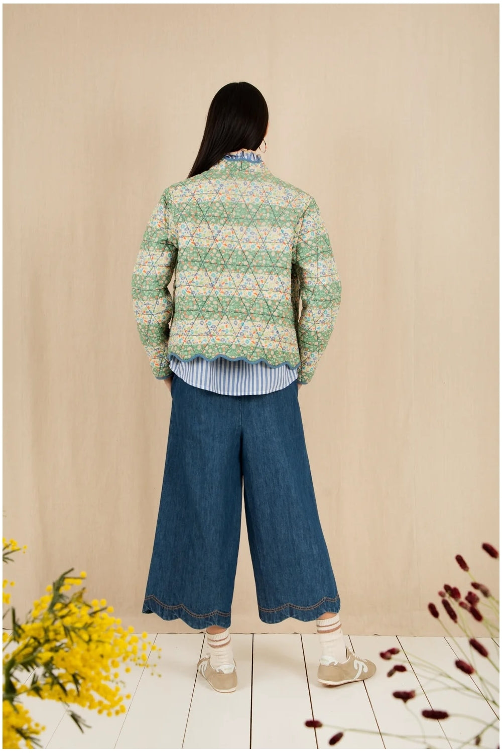 Mikka Jacket in Spring Greens