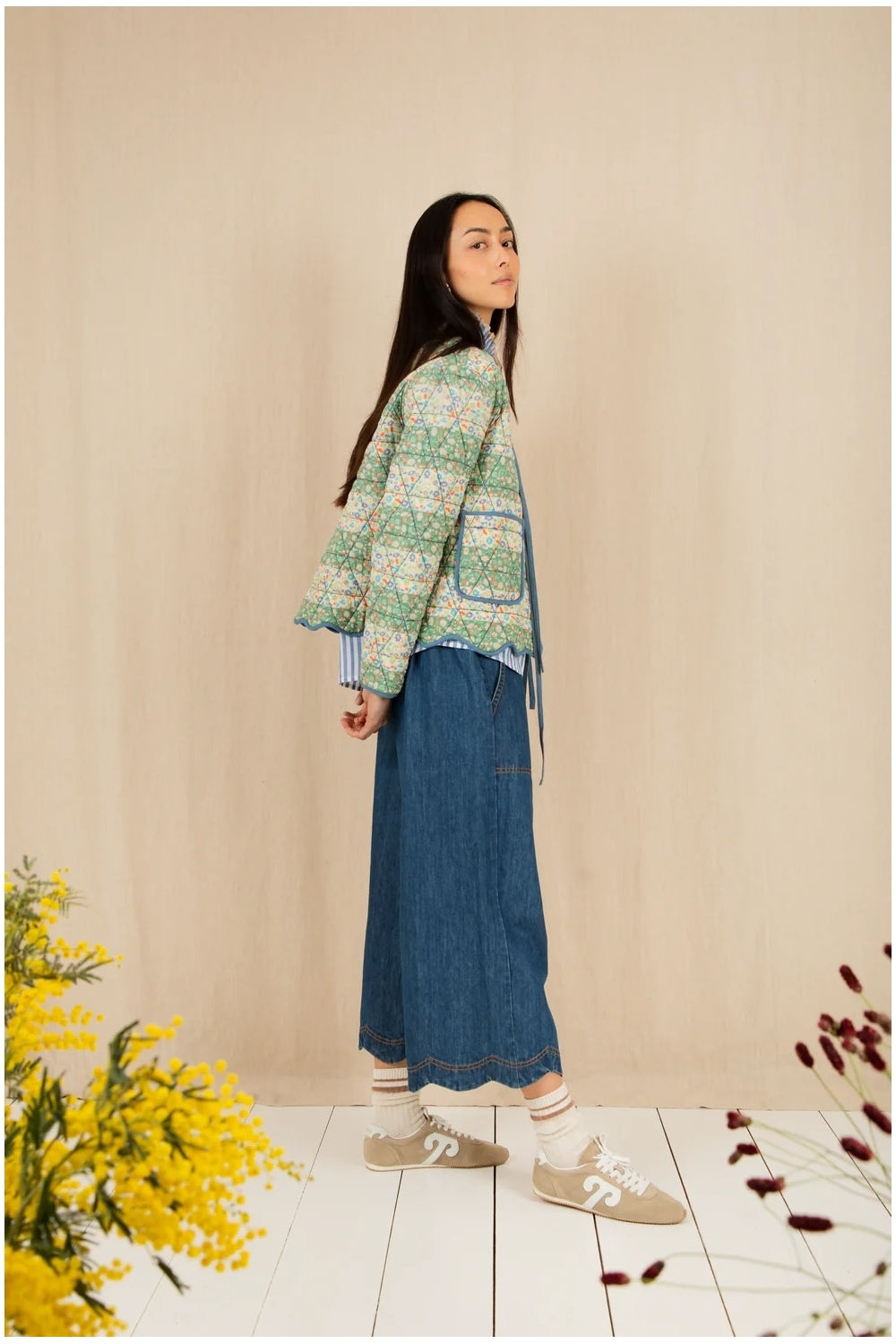 Mikka Jacket in Spring Greens